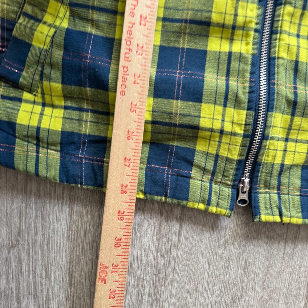 Urban Outfitters Twill Shimmer Shirt Jacket Oversized Mens S Zip Up NWT Flannel - Picture 6 of 8